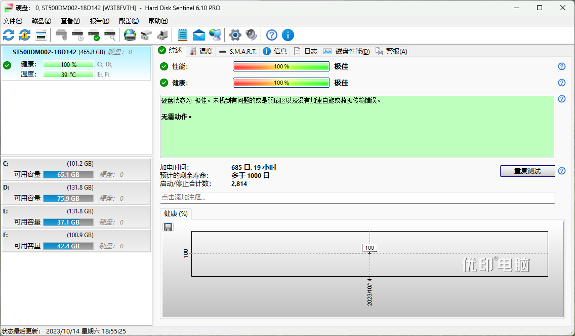 硬盘检测诊断软件——硬盘哨兵 V6.20.0.0 便携版免费网盘下载